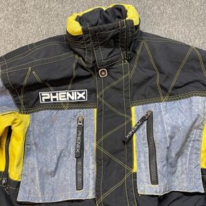 Vtg 90's Phenix Ski Jacket Mens Colorblock Winter Snowboard Large Hood